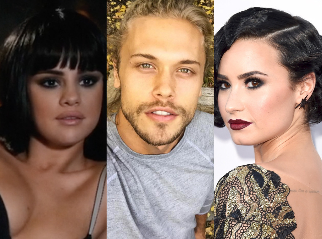 Selena Gomez, Christopher Mason, Demi Lovato Selena Gomez, Christopher Mason, Demi Lovato
